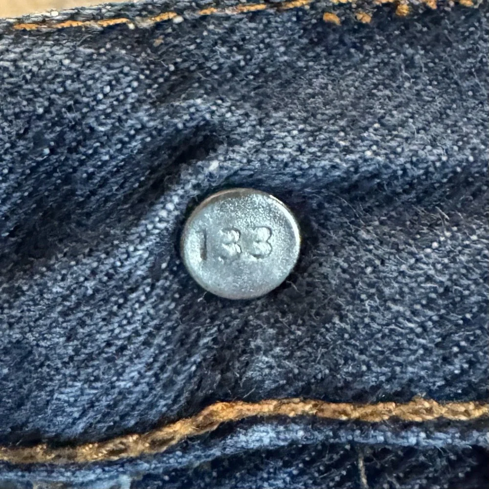 Vintage 90s Levi's 505 Straight Denim Jeans Dark Wash Size 33W 30L Short